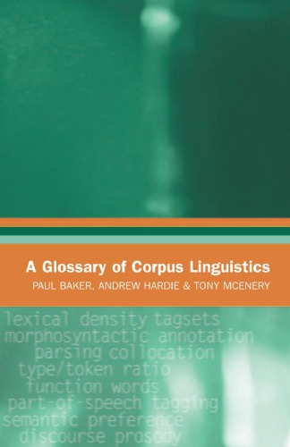 A Glossary of Corpus Linguistics