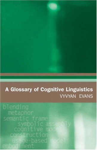 A Glossary of Cognitive Linguistics