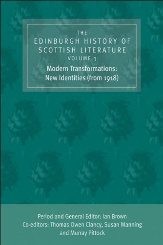 The Edinburgh History of Scottish Literature