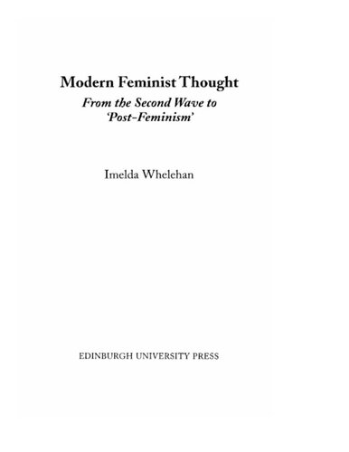 Modern Feminist Thought