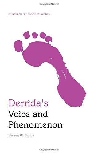 Derrida's voice and phenomenon : an Edinburgh philosophical guide