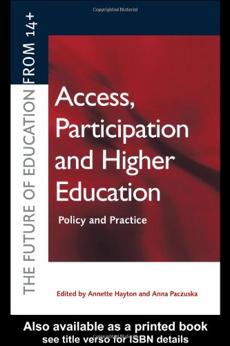 Access, Participation and Higher Education