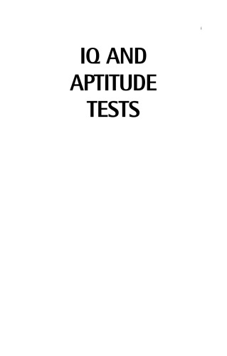 IQ and Aptitude Tests