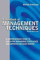 A Handbook of Management Techniques