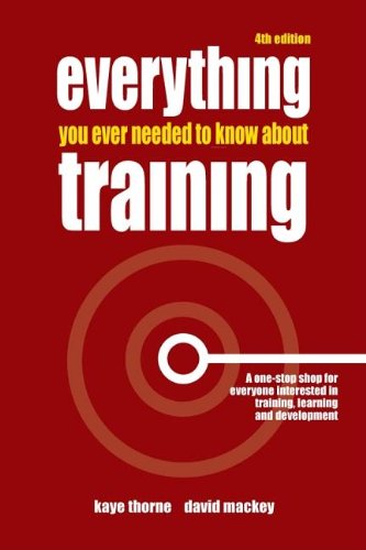 Everything You Ever Needed to Know about Training