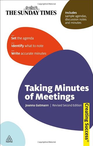 Taking Minutes of Meetings