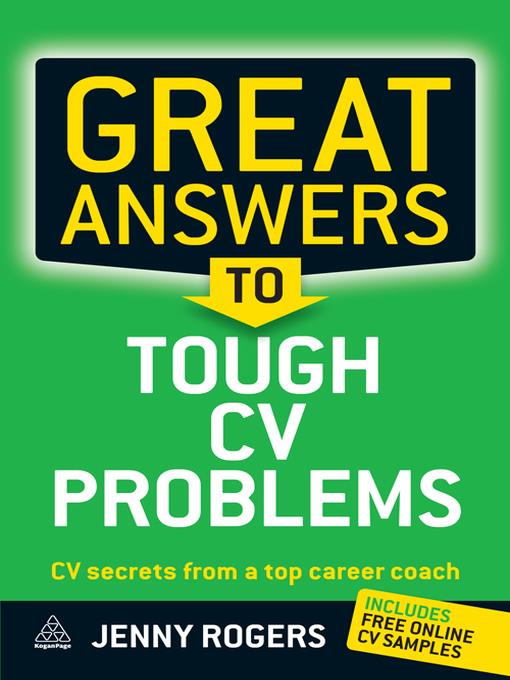 Great Answers to Tough CV Problems