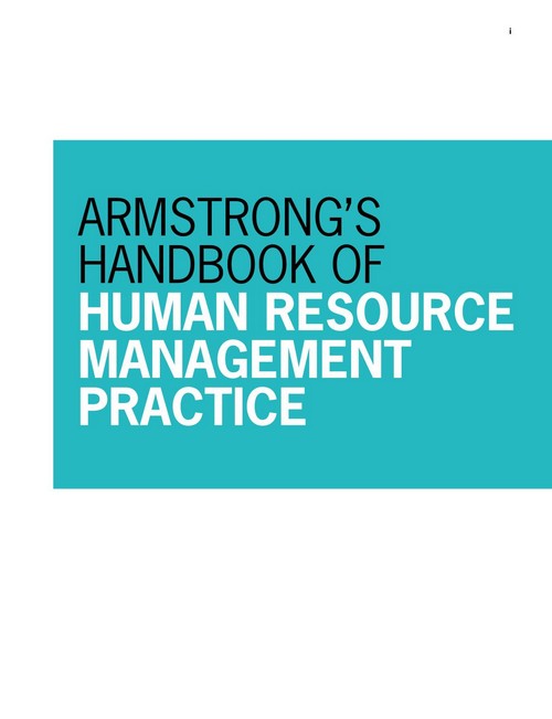 Armstrong's Handbook of Human Resource Management Practice