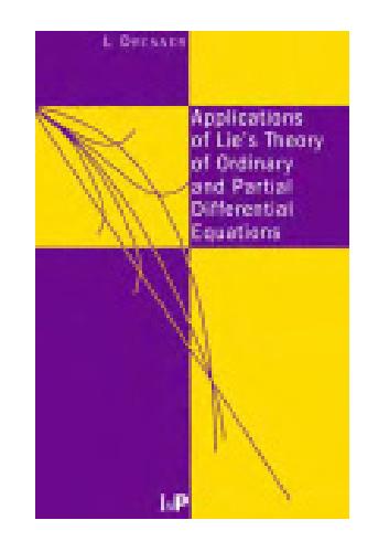 Applications of Lie's Theory of Ordinary and Partial Differential Equations