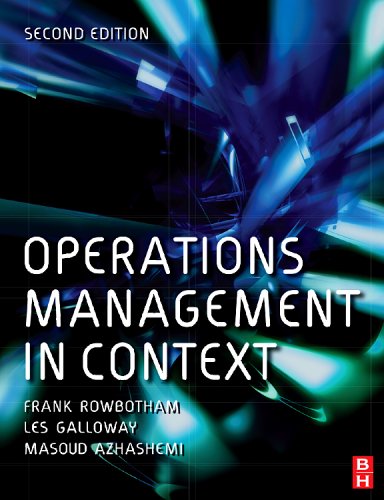 Operations Management In Context