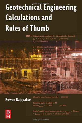 Geotechnical Engineering Calculations and Rules of Thumb