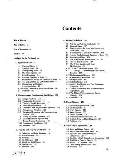 Phase Equilibria in Chemical Engineering