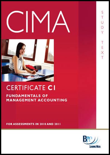 Cima - C01 Fundamentals of Management Accounting