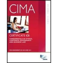 Cima - C05 Fundamentals of Ethics, Corporate Governance and Business Law