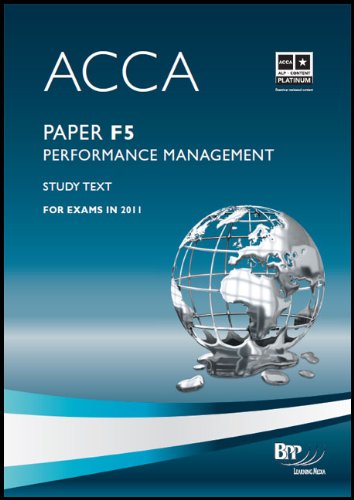 Acca   F5 Performance Management