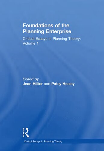 Critical Essays in Planning Theory