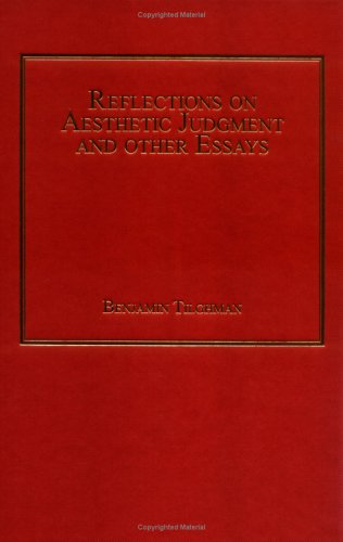 Reflections on Aesthetic Judgment and Other Essays