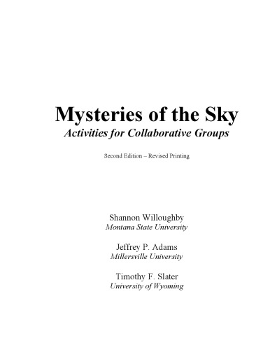 Mysteries of the Sky