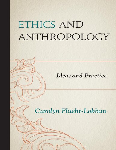 Ethics and Anthropology