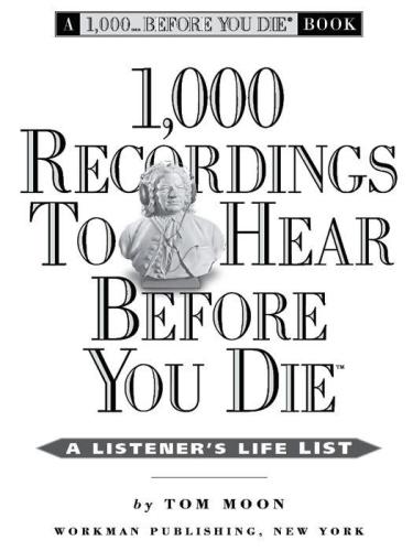 1,000 Recordings to Hear Before You Die