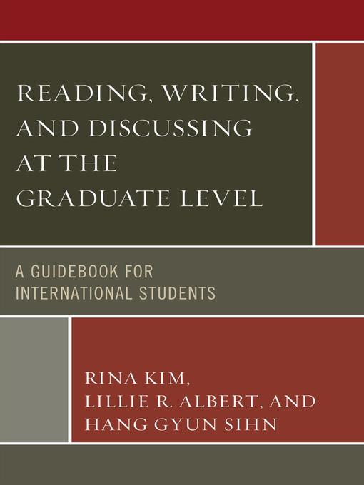 Reading, Writing, and Discussing at the Graduate Level