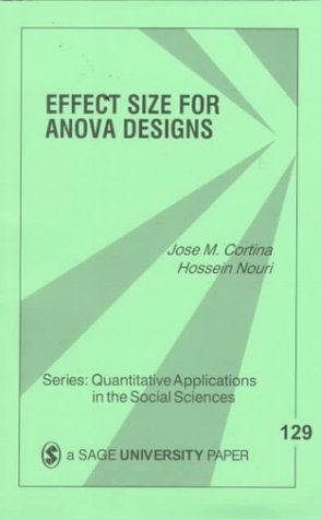 Effect Size for Anova Designs