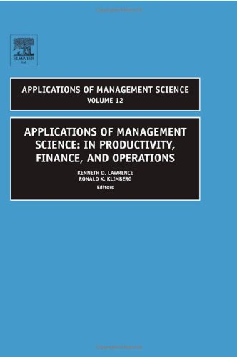 Applications of Management Science, Volume 12