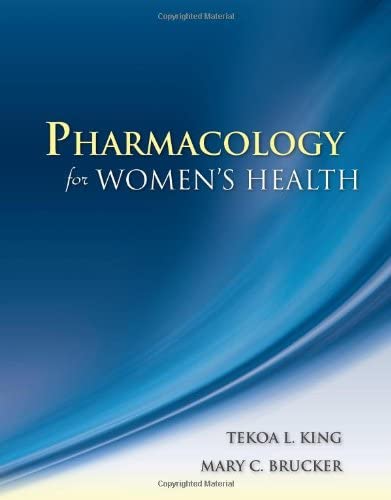 Pharmacology For Women's Health