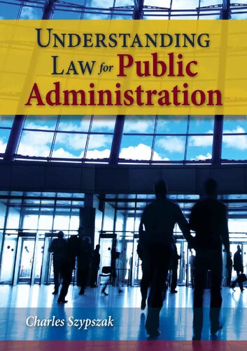 Understanding Law for Public Administration