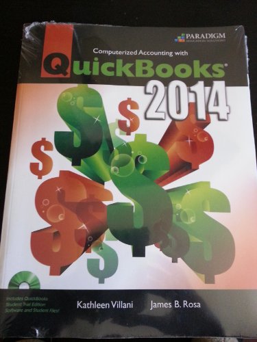 Computerized Accounting with QuickBooks 2014