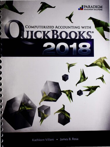 Computerized Accounting with QuickBooks 2018