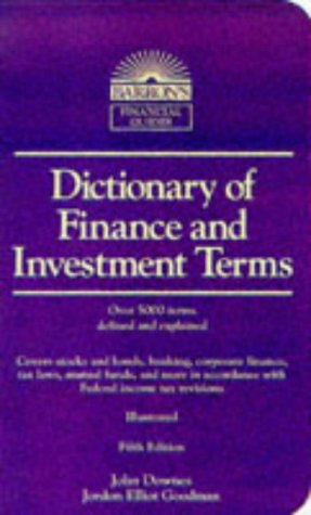 Dictionary of Finance and Investment Terms