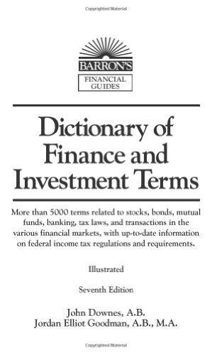 Dictionary of Finance and Investment Terms