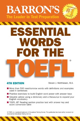 Essential Words for the TOEFL