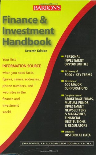 Finance and Investment Handbook