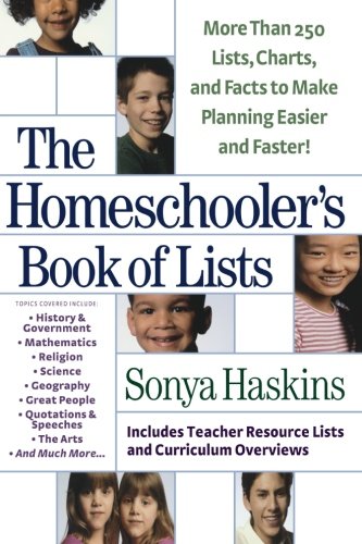 The Homeschooler's Book of Lists