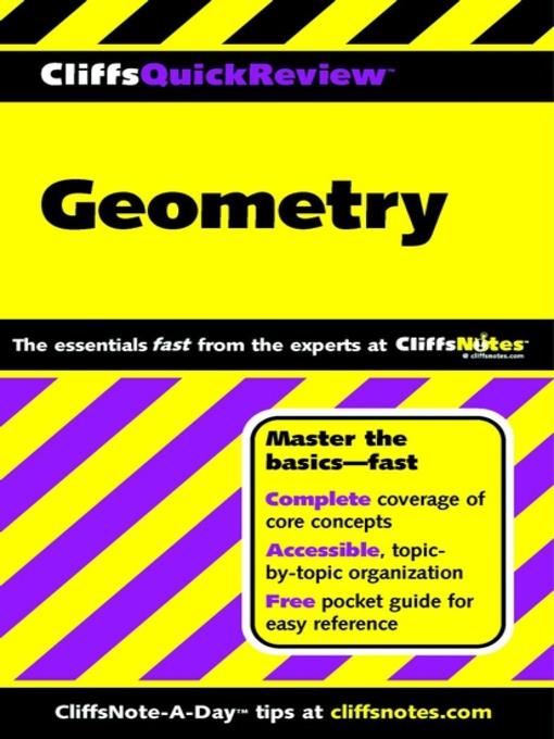 CliffsQuickReview Geometry