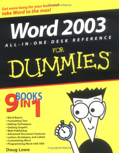 Word 2003 All-in-One Desk Reference For Dummies