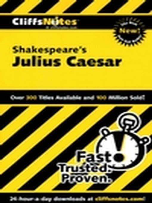 CliffsNotes on Shakespeare's Julius Caesar