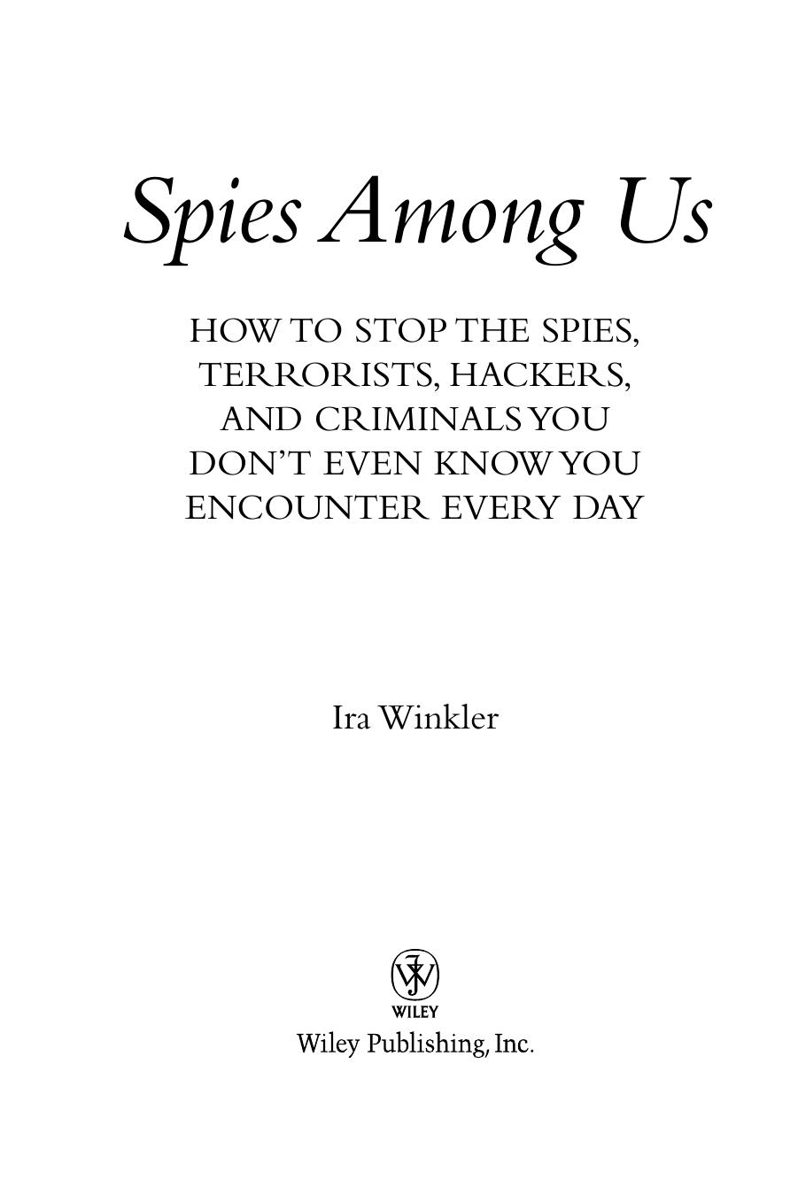 Spies Among Us