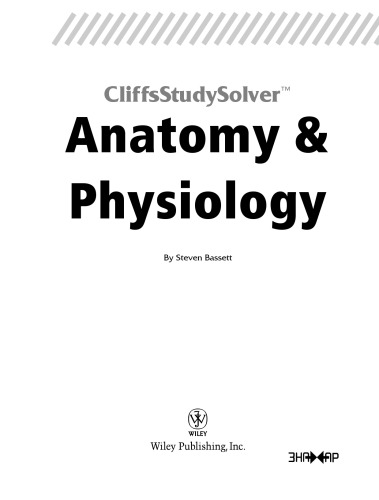 CliffsStudySolver Anatomy &amp; Physiology