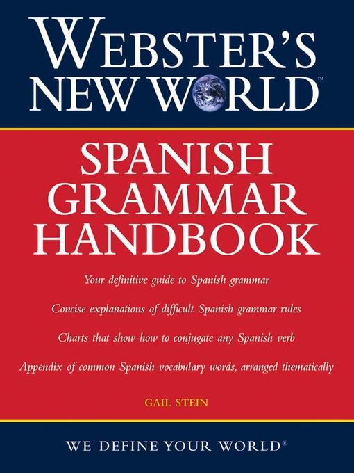 Webster's New World Spanish Grammar Handbook