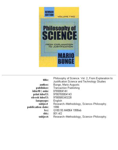 Philosophy of Science