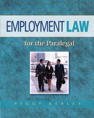 Employment Law for the Paralegal