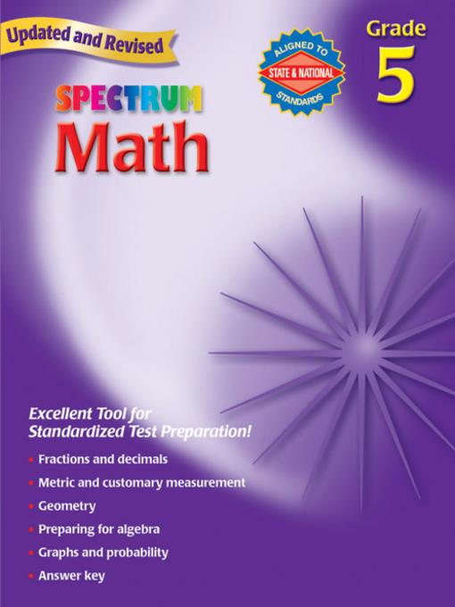 Spectrum Math, Grade 5