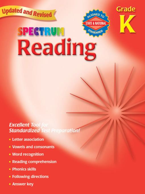 Spectrum Reading, Kindergarten