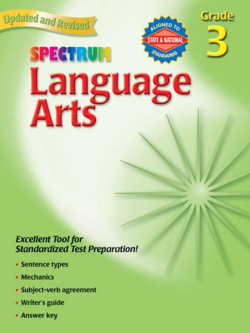 Spectrum Language Arts, Grade 3