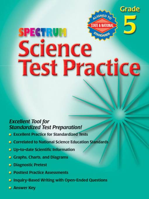 Spectrum Science Test Practice, Grade 5