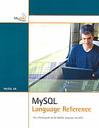 MySQL Language Reference