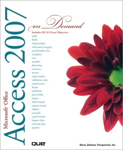 Microsoft Office Access 2007 on Demand (Adobe Reader)